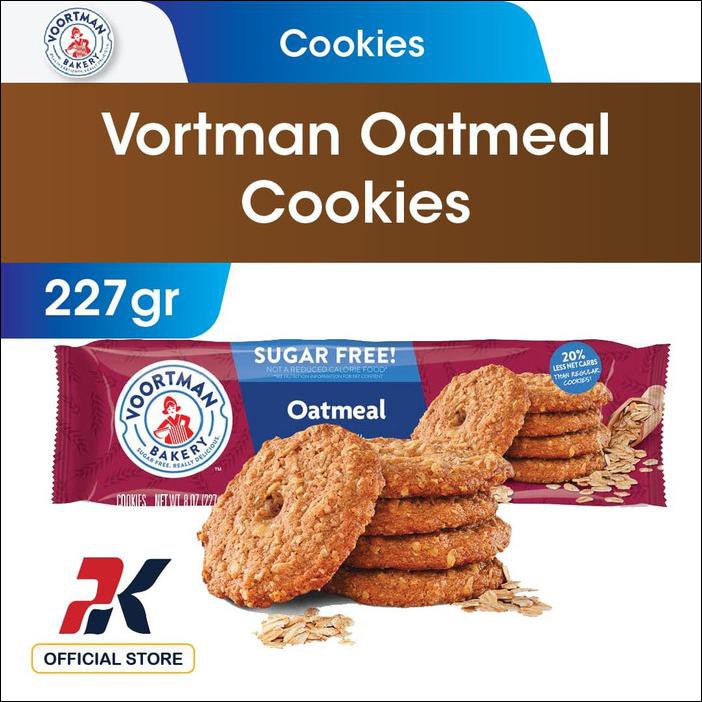 

VOORTMAN SUGAR FREE OAT MEAL COOKIES 227GR