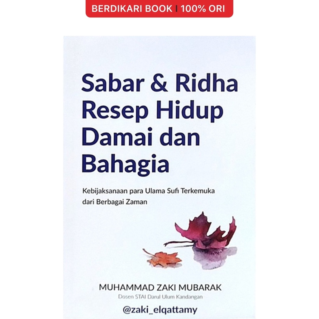 Berdikari - Sabar Dan Ridha Resep Hidup Damai Dan Bahagia - Mizan