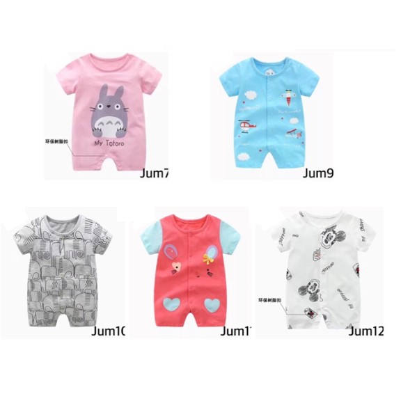 (Kiddiwear) jum7-12 Jumper bayi-Romper bayi-jumpsuit bayi Setelan anak gaul dan keren