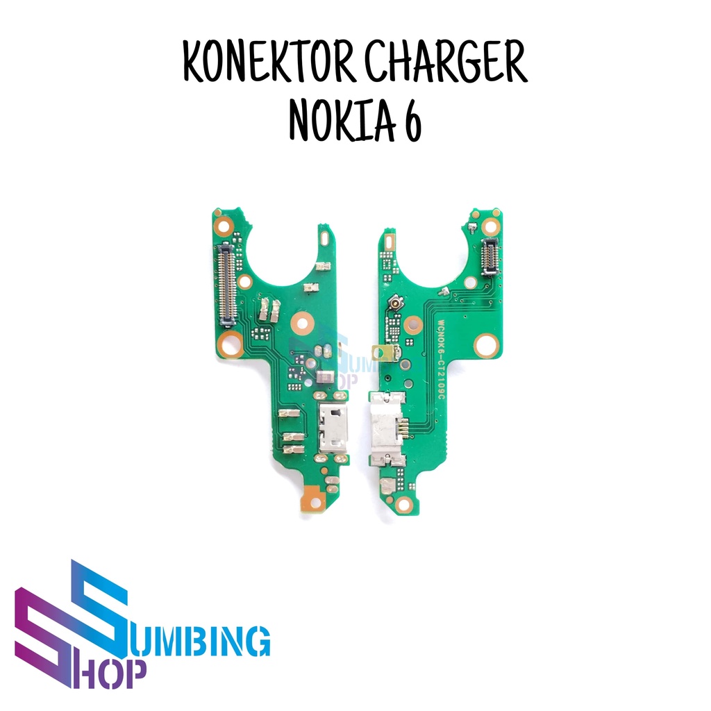 Konektor Charger Nokia 6 Pcb Board Usb Papan Con Cas Mic
