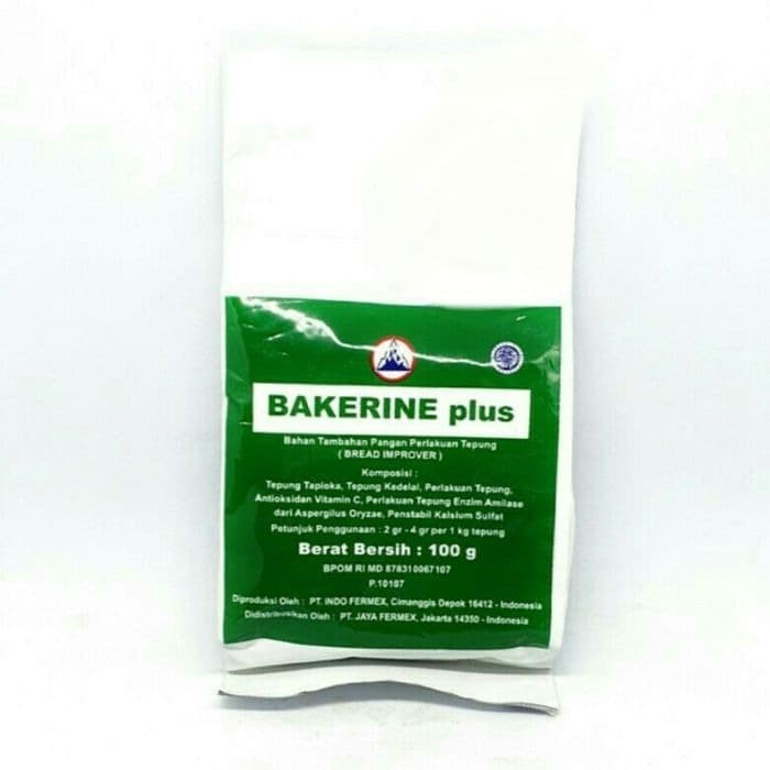 

Bakerine Plus 100 gram bread improver pelembut roti donat donut100gr