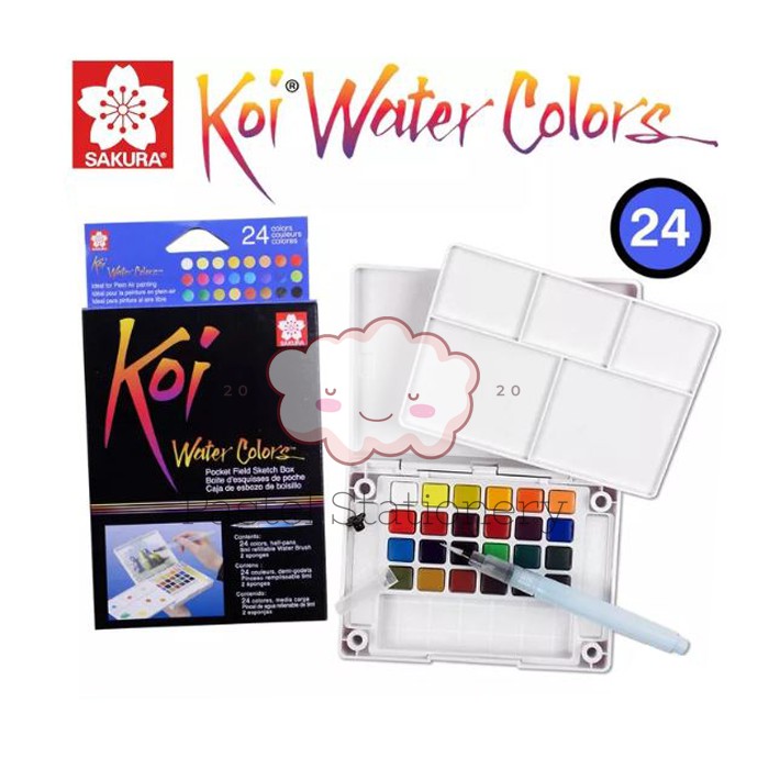 

Sakura Koi Watercolors 24 Pocket Field Sketch Box