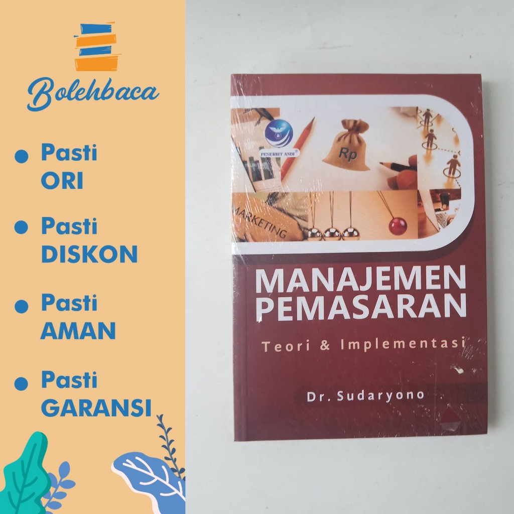 Manajemen Pemasaran oleh Dr Sudaryono  - Andi BPS