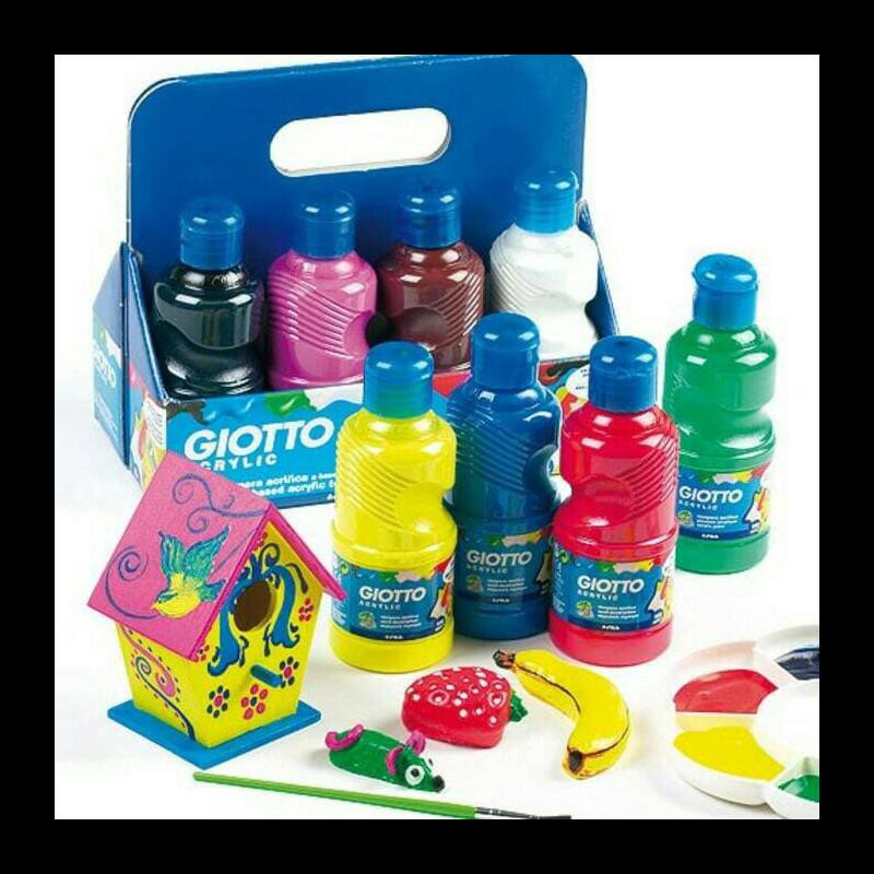 

DISKON CAT ACRYLIC 250 ML GIOTTO/BOTOL MURAH PERALATAN MELUKIS MURAH MERIAH