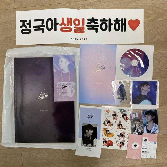 Jungkook photobook by snowpeach fansite fever dream BTS photobook
