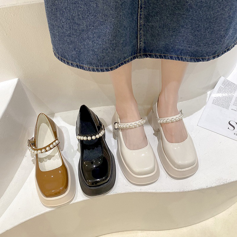 FINDAL Sepatu Kasual Marry Jane Shoes Sepatu Flat Wanita Korean Style Terbaru KI-025
