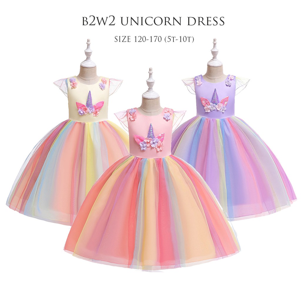 unicorn dress 3t