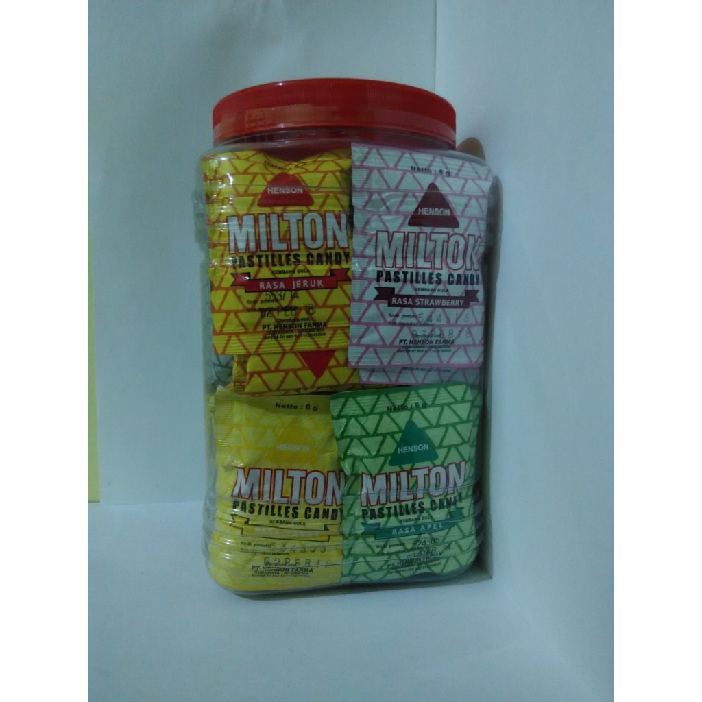 

Permen Milton Pastilles Toples isi 60