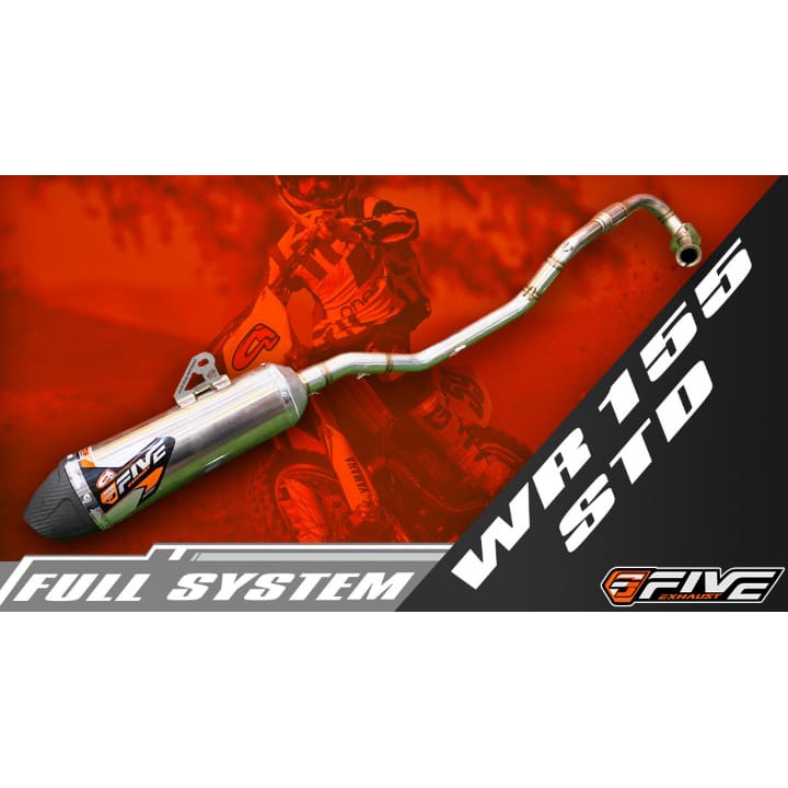 KNALPOT F5 STD WR 155 AHRS knalpot ahrs WR 150 power boom knalpot WR 150 AHRS