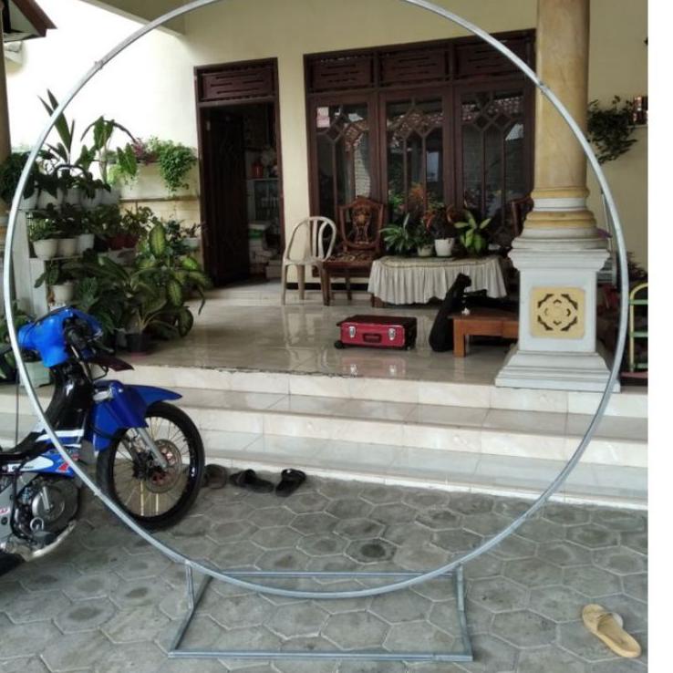 Update Terheboh Lingkar Ring Besi backdrop dekor wedding