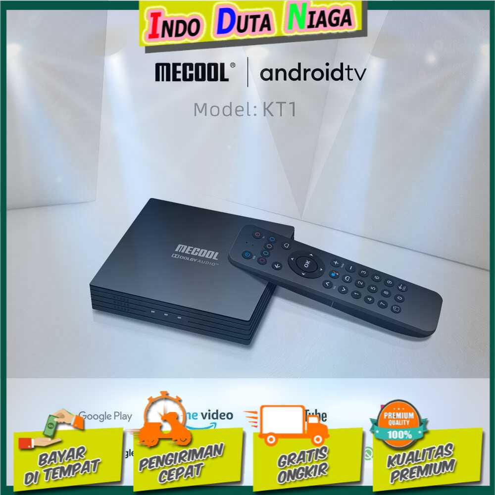 IDN TECH - Mecool Smart TV Box Receiver Android 10 DVB-T2 2GB 16GB - KT1