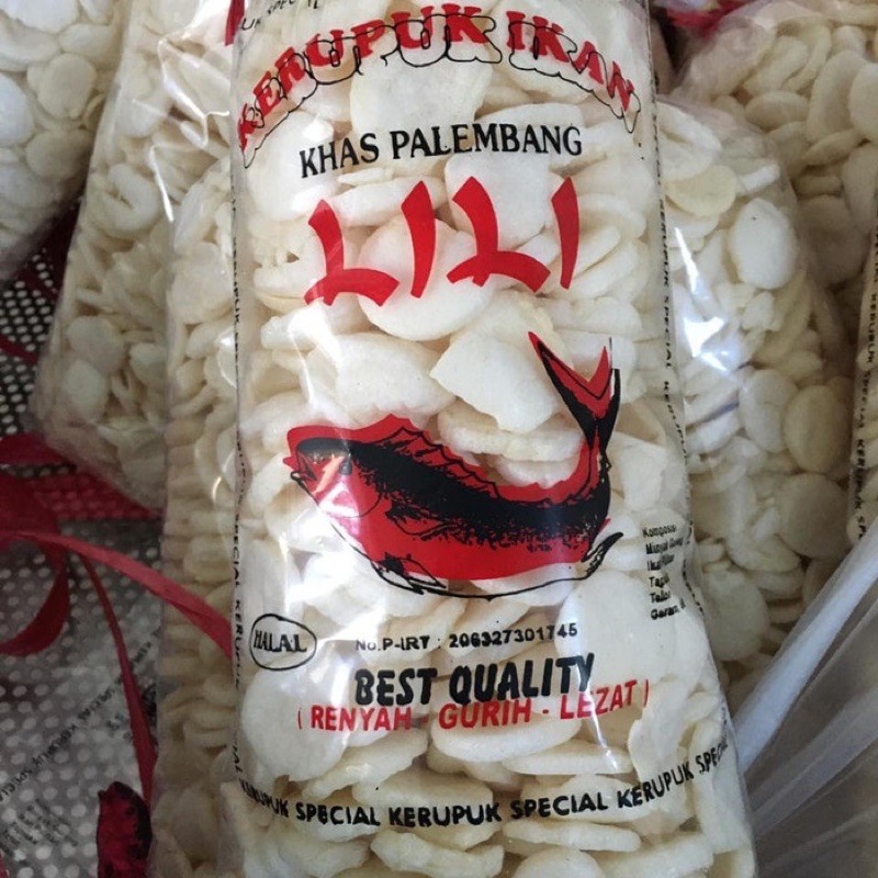 

Kerupuk Ikan Lili / Kerupuk Ikan Khas Palembang 200 Gram