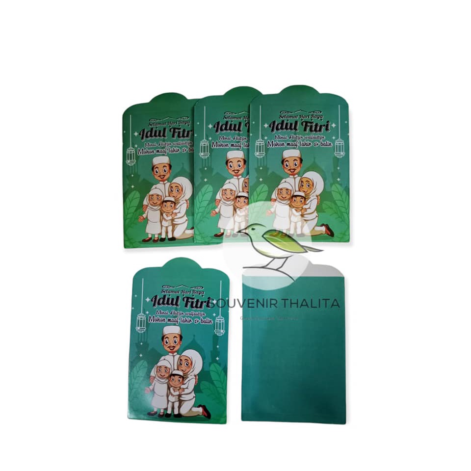 

1 pack isi 40pcs Amplop/Angpao Lebaran Idul Fitri karakter Terbaru