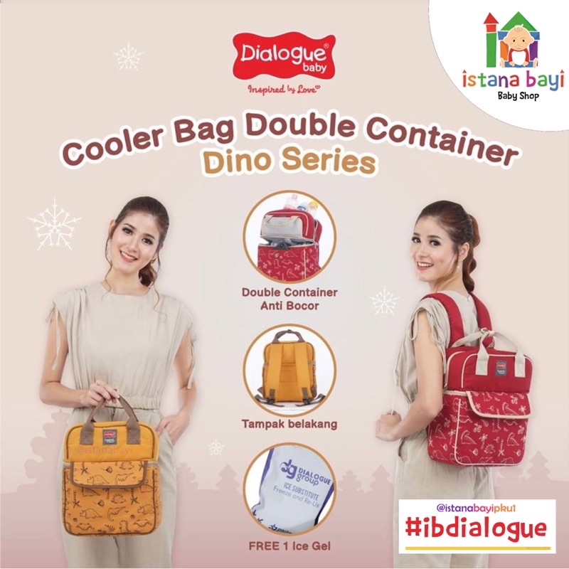 Dialogue Baby Cooler Bag Simply Dino Series DGC1012 - Tas Asi