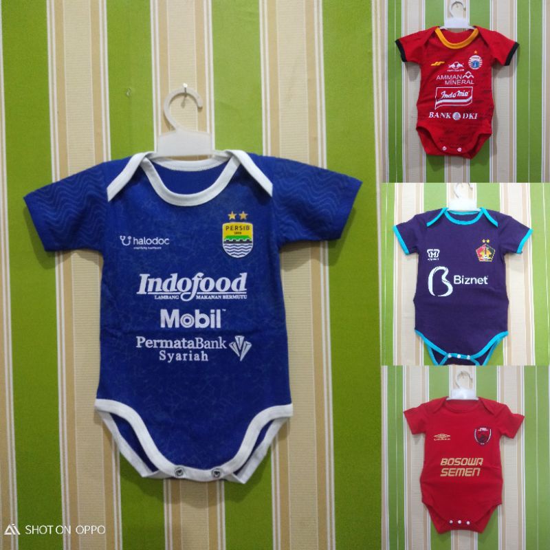 JUMPER BOLA BAYI PSM - PERSIB - Persija / BABY JUMPER PERSEBAYA / JERSEY BOLA BAYI PERSIB