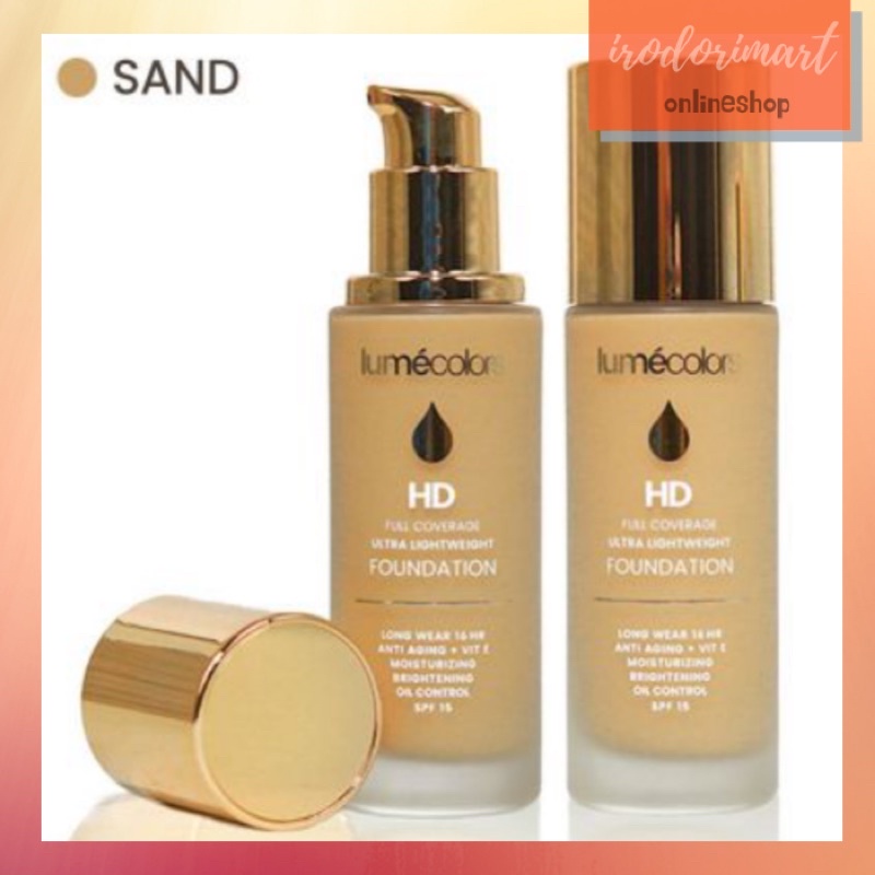 Lumecolors HD Foundation Shade Sand | Foundation Lumecolors | Foundation Full Coverage