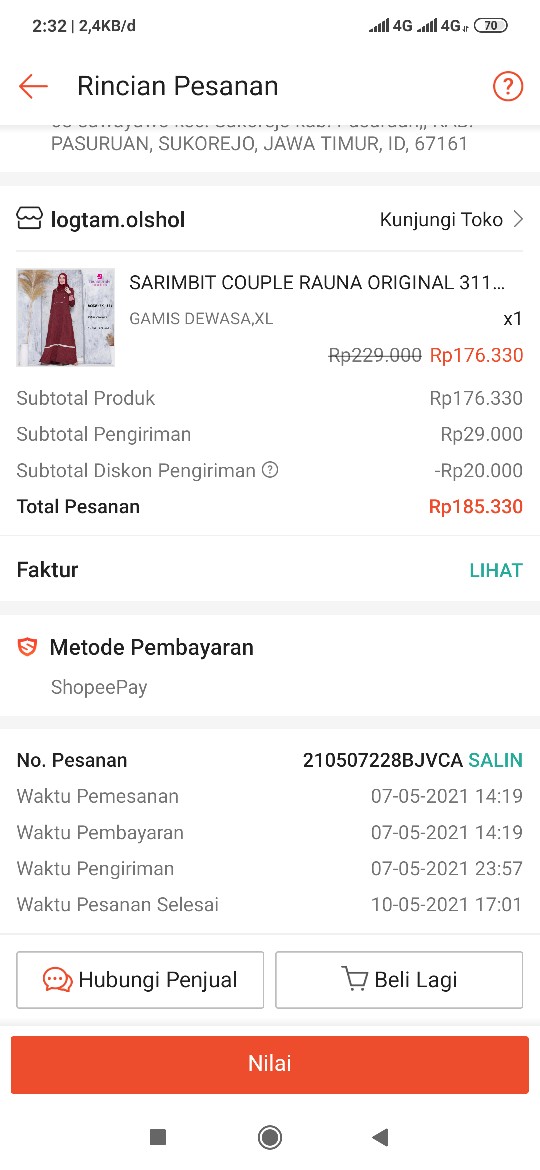 Sarimbit Couple Rauna Original 311 Maroon