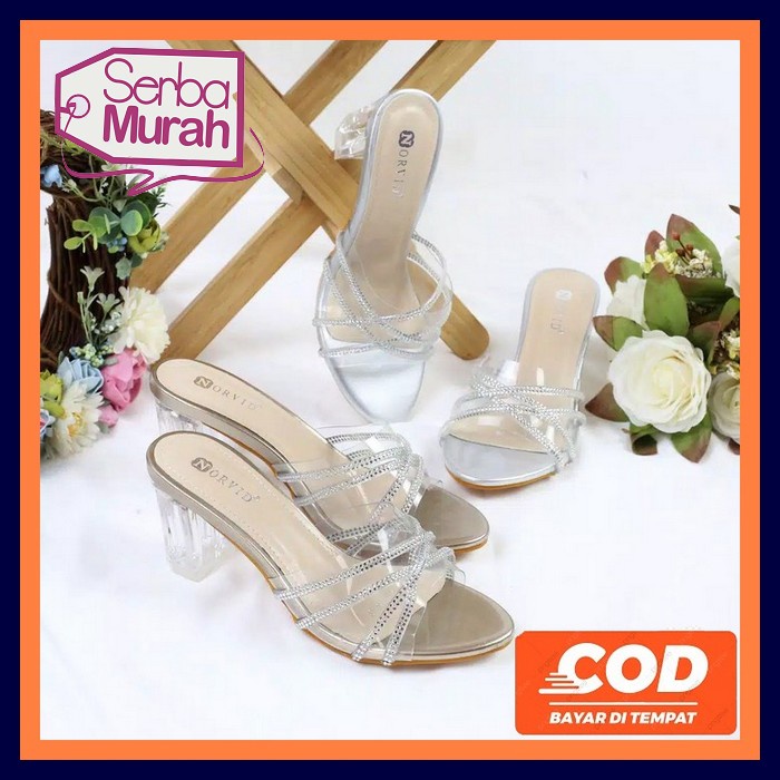 Sandal Wanita Dewasa Hak Tahu 3 5 Cm Sendal Perempuanheels Selop Teplek Cewek Flat Jelly Hils Model 