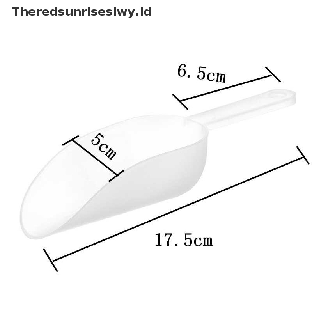 Sendok Ukur Es Gula Permen Multifungsi Bahan Plastik Buram