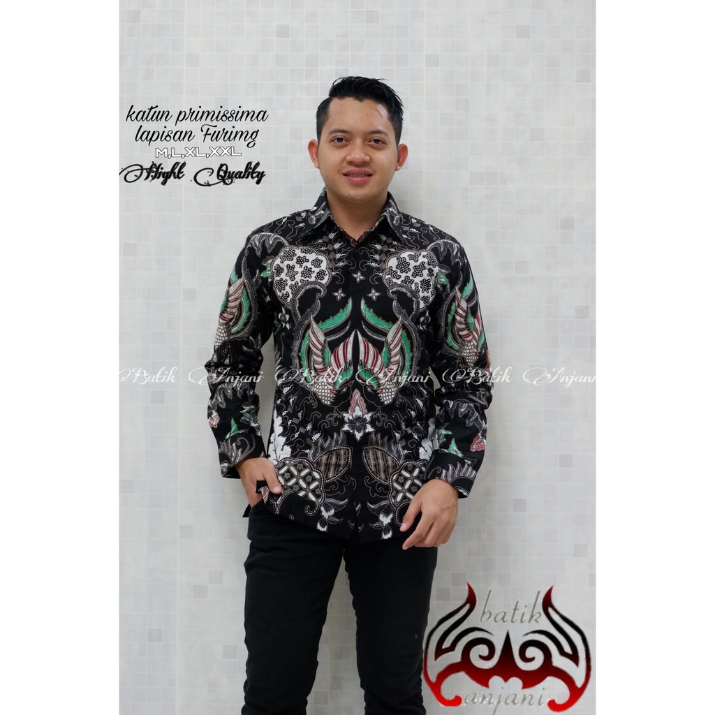 GARUDA HIJAU ANJANI KEMEJA BAJU BATIK PRIA SOLO LENGAN PANJANG FULL FURING KATUN HALUS ATASAN BATIK PREMIUM MODERN DARUN BIRU SKANDIA NAVY SURABRATA SURYANA 4 SKANDIA 2 GURDHO PARI 2 GANDEWA 2 KURFA SOGAN PEKSI WIYASA BIRU LUCAS DEWANDARU BATIK AMANAH