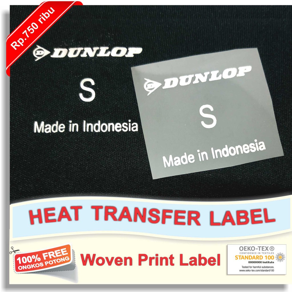 Heat Transfer Label  Label  Kaos  Label  Tempel Label  