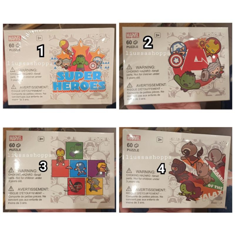 Puzzle Miniso - Marvel Puzzle 60 Pcs