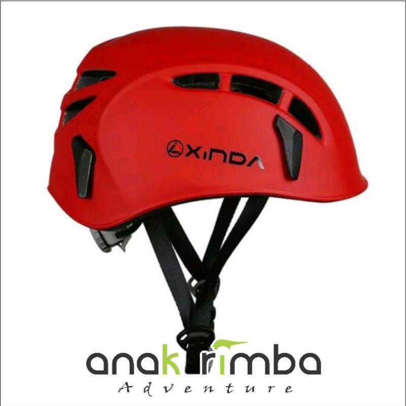 HELM XINDA MERAH, HELM RESCUE, HELM CLIMBING, HELM CAVING