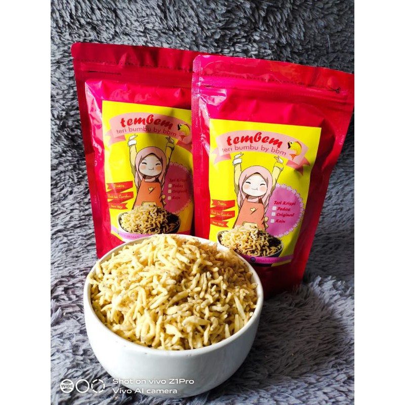 

TEMBEM (TERI BUMBU BY BBM) - SNACK TERI MEDAN TERI CRISPY 150 GRAM