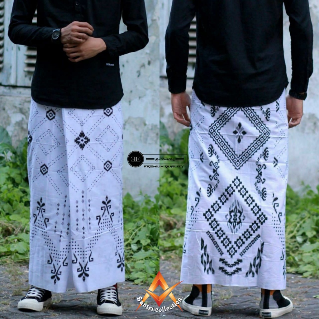 SARUNG BATIK | SARUNG KANG SANTRI MOTIF AKSARA JAWA HANACARAKA|SARUNG SANTRI AZZAHIR SARUNG WAYANG 1