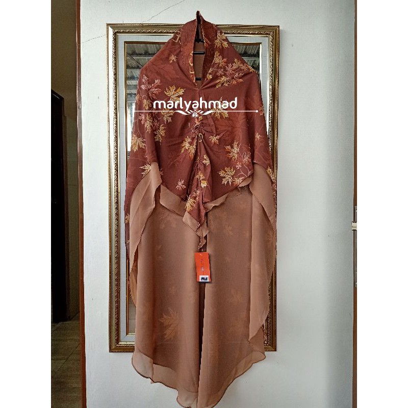 Khimar sisesa coklat