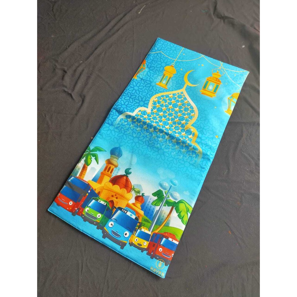 flam sajadah anak karakter tayo terbaru 2021-2