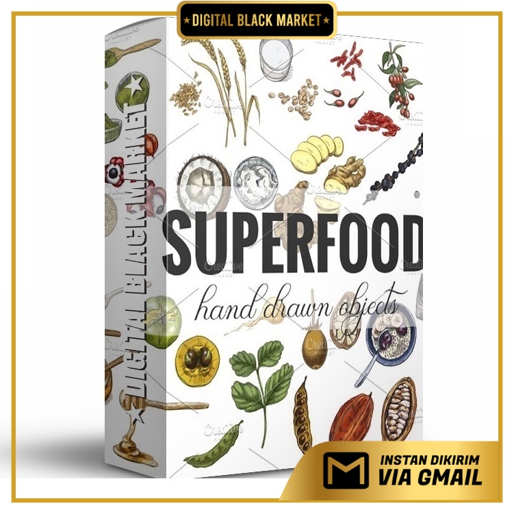 Superfood Vector Collection - Vector Designs - Business Branding