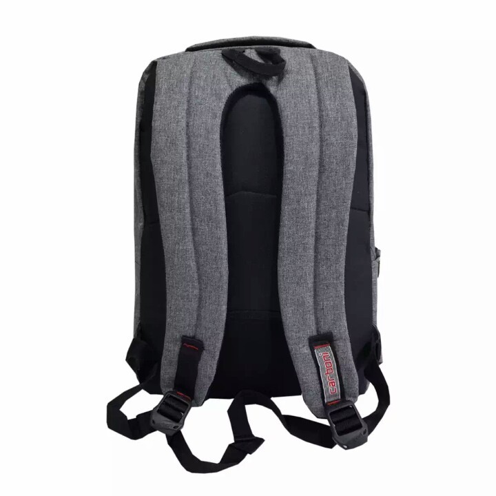 Carboni Tas Ransel Pria Dan Wanita Tas Punggung Backpack - Grey