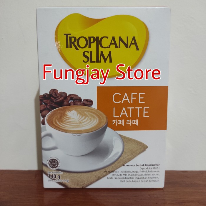 

H2J021 Tropicana Slim Cafe Latte 10 Sachet @14 Gr Hyh1Yjj