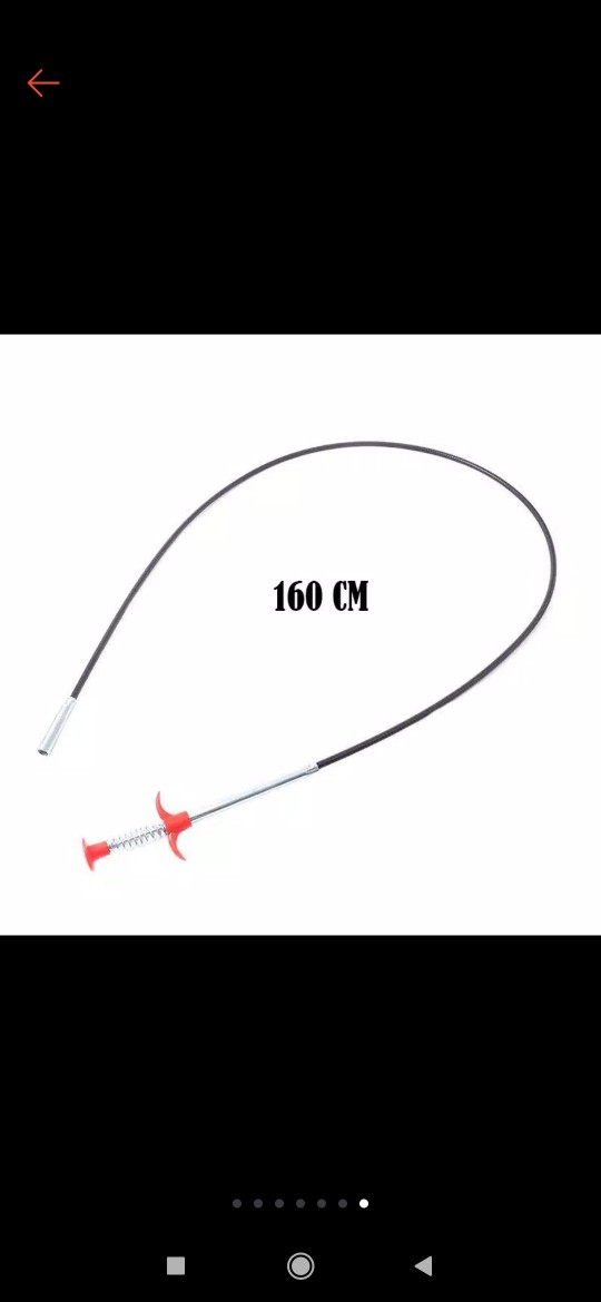 Cod Alat Pembersih Wastafel | Pembersih Saluran Pipa Mampet Hair Sink Sewer Clogged Cleaning Tool