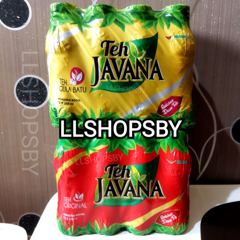 

teh javana original gula batu 1 dus isi 12 teh javana 350ml