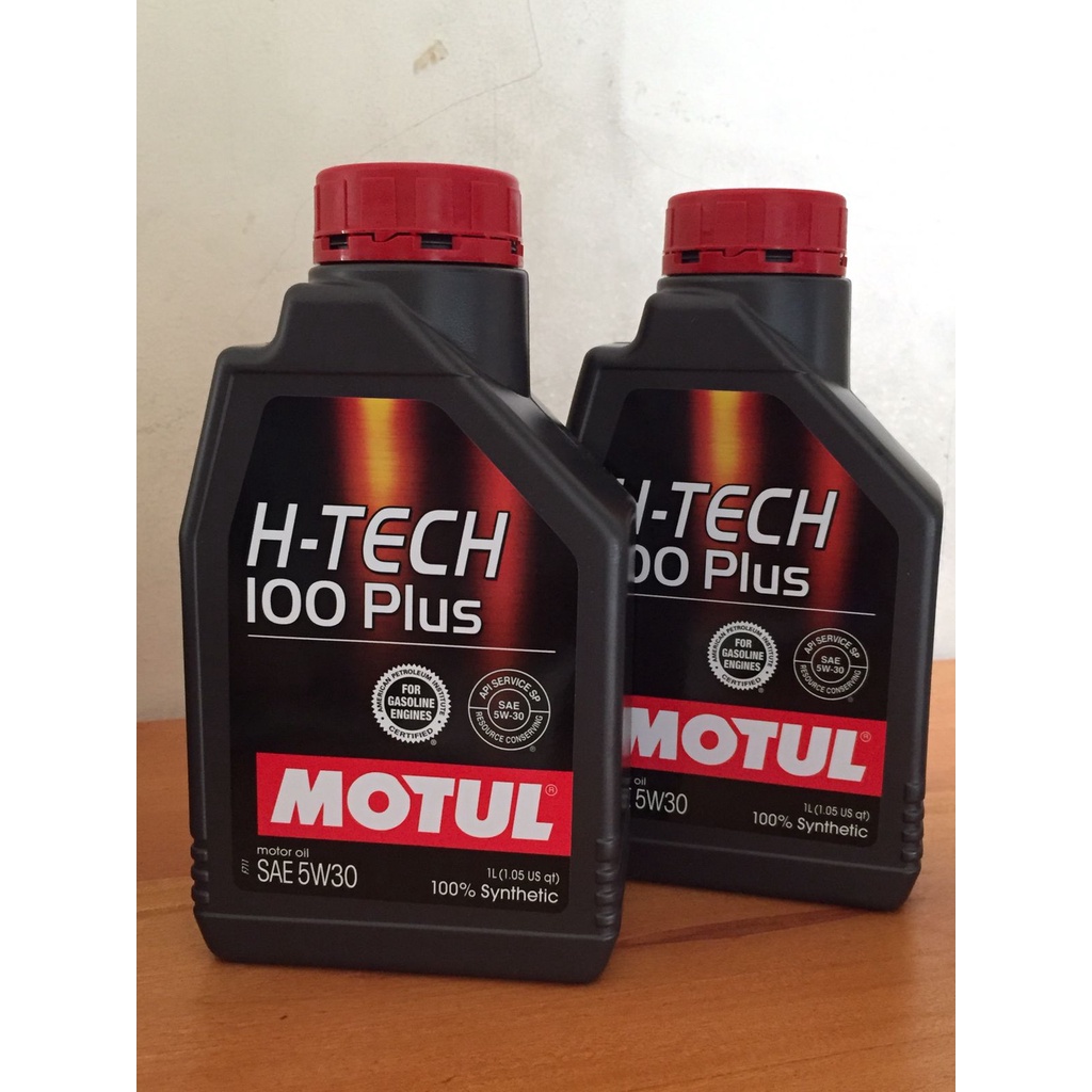 国内正規品] MOTUL H-TECH 100 PLUS エンジンオイル モチュール NA自然吸気 省燃費型 API SP ILSAC GF-6A  人気ブランドを - オイル、バッテリーメンテナンス用品