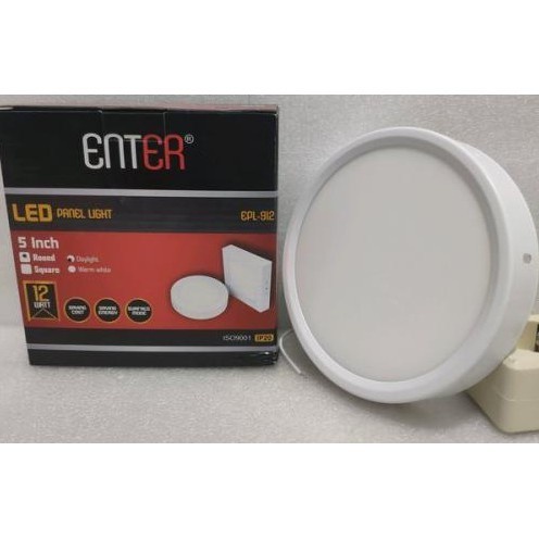 Downlight LED panel IB Bulat 12 watt Enter round/bulat
