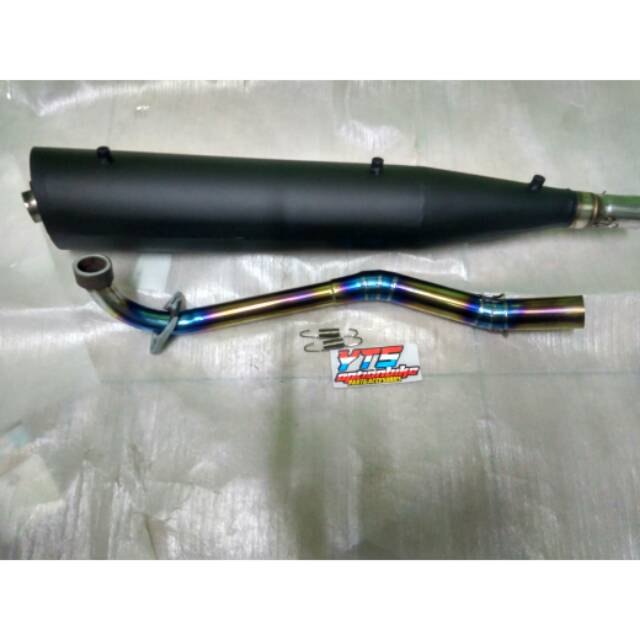 Tsugi wave 125 leher biru