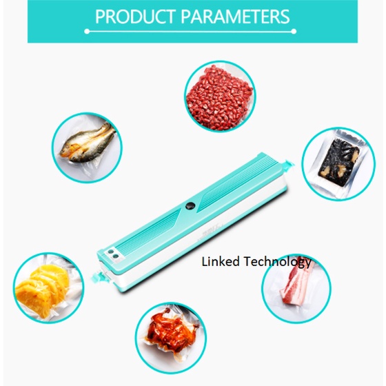 Vacuum Sealer Vacum Sealer Makanan Vakum Makanan Daya Hisap Tinggi 2 Tombol