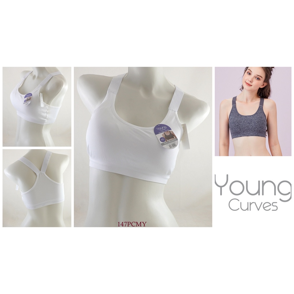 Jual Bra Wanita YOUNG CURVES by YOUNG HEARTS Tanpa Kawat Full Cup Model ...