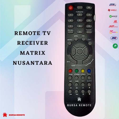 REMOT / REMOTE TV RECEIVER MATRIX (tv radio) / ECER DAN GROSIR