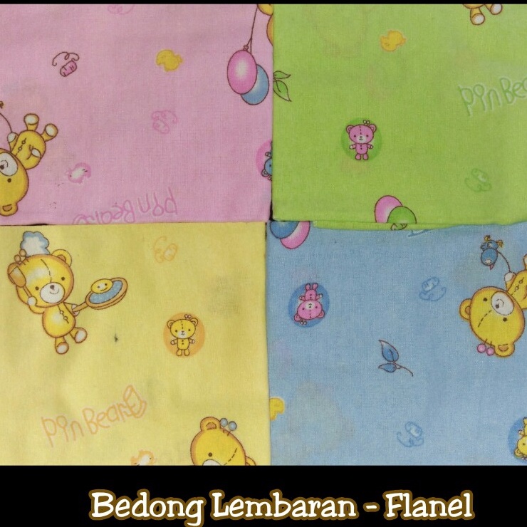 90x120 Bedong Flanel Halus Lembaran Bayi