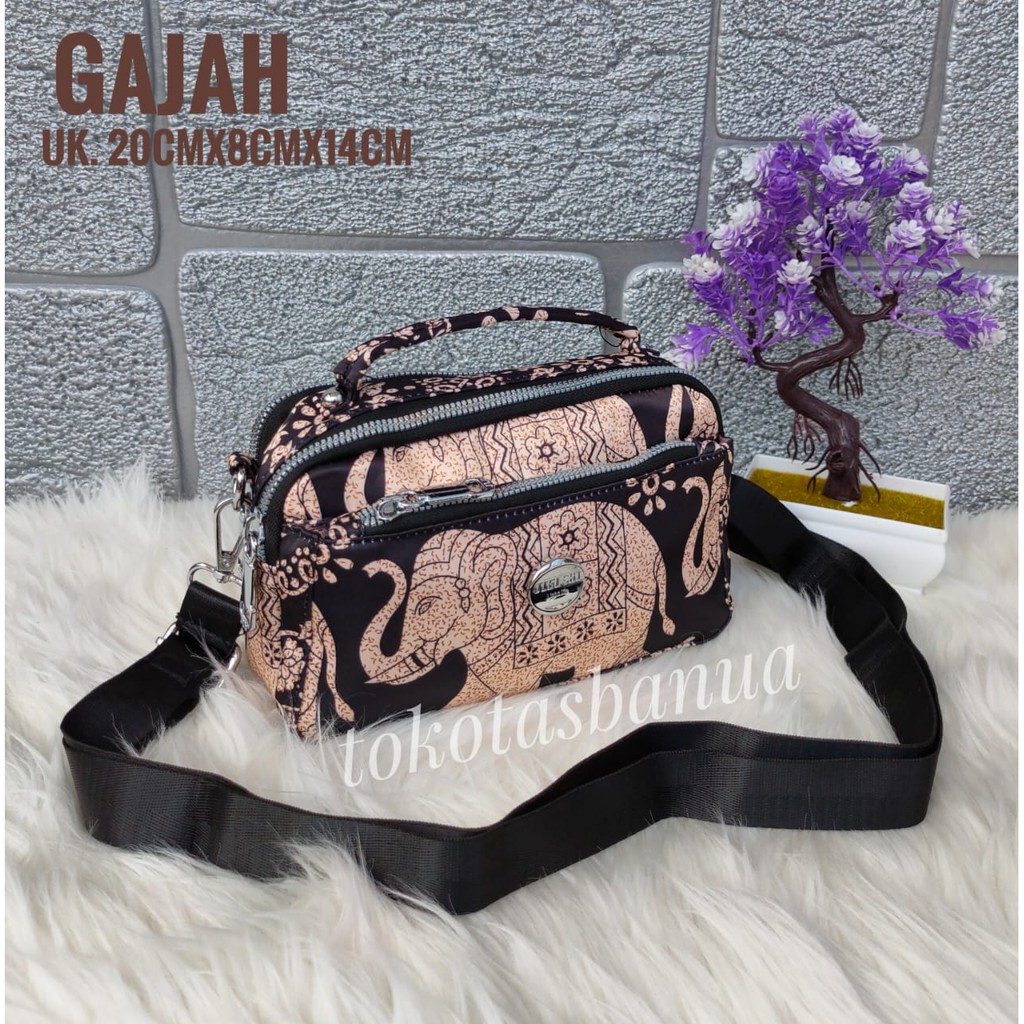 TAS SELEMPANG WANITA IMPORT JELSHI 120#