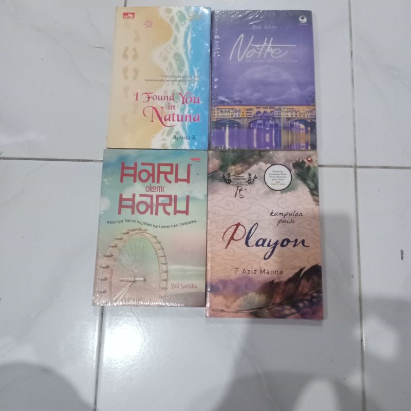 ( PROMO ) Obral paket murah ( isi 4 buku ) Novel remaja // fiksi // non fiksi // best seller // fantasi // romance // original // baru // new old stock-Paket 26