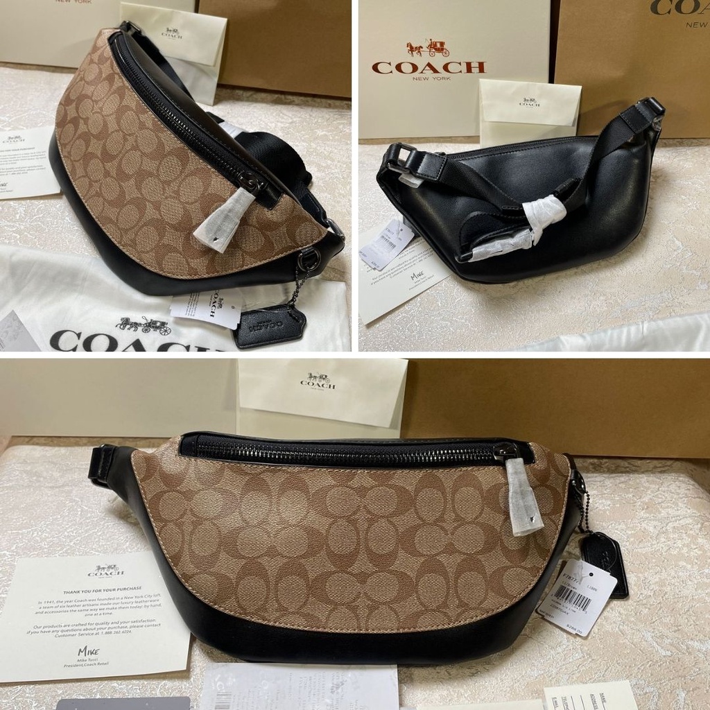 COACH Waistbag ORIGINAL / Tas Coach Tas Selempang Tas Pinggang Kulit