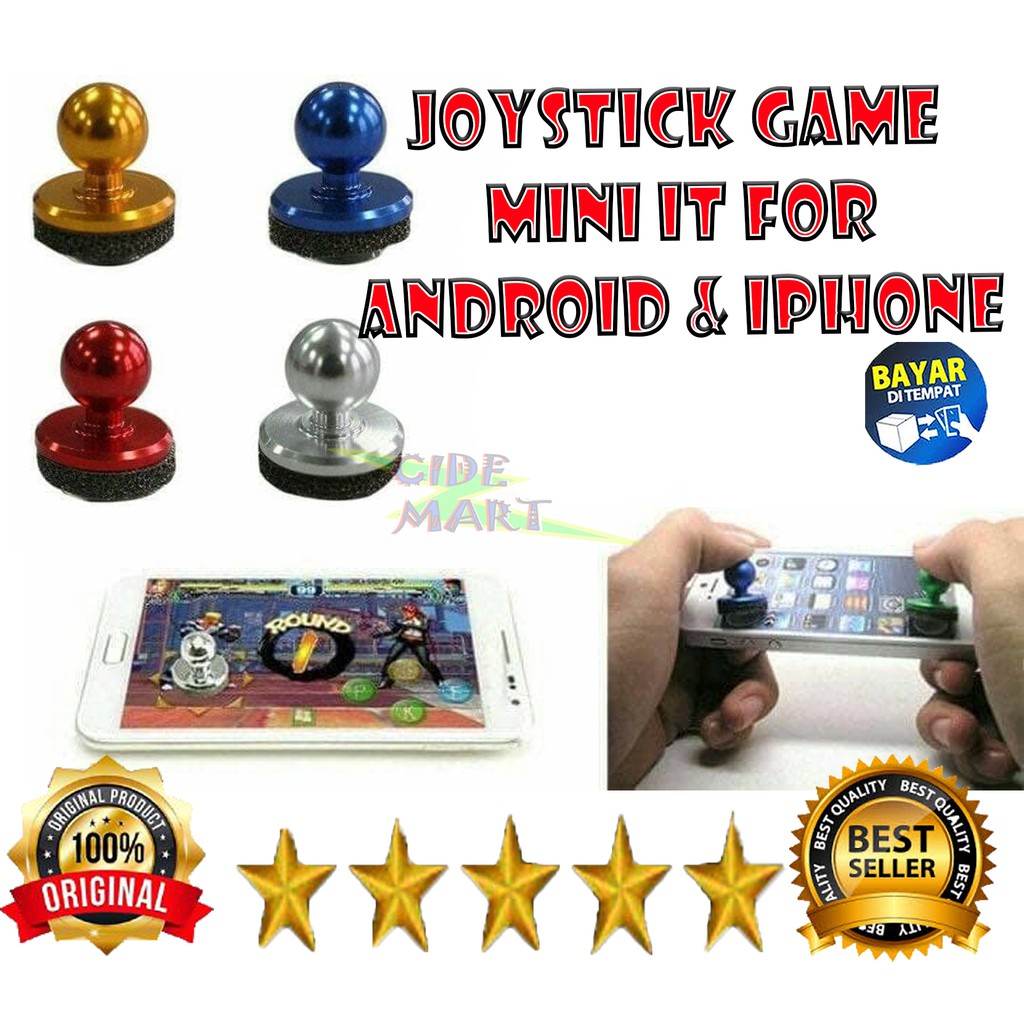 [ORIGINAL] GAMEPAD JOYSTICK MINI IT ANDROID FOR MOBILE LEGEND PUBG