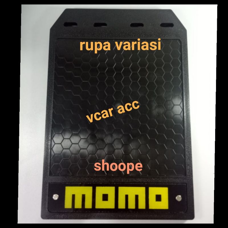 karpet lumpur mudguard roda mobil jeep sedan truk truck mpv suv bus universal lentur logo trd mugen