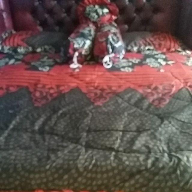 Set Bedcover + Sprei California 180x200 / 160x200 Motif Kamaya Morris Esme Raisha Kana Bc180clf