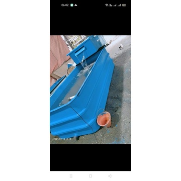 bak fiber 3,6m dengan filter portabel waterfall